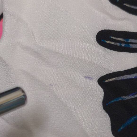 Nanette Lepore Womens Tropical Tease Sheath Dress White Floral Lined Mini USA 0 - Picture 6 of 10